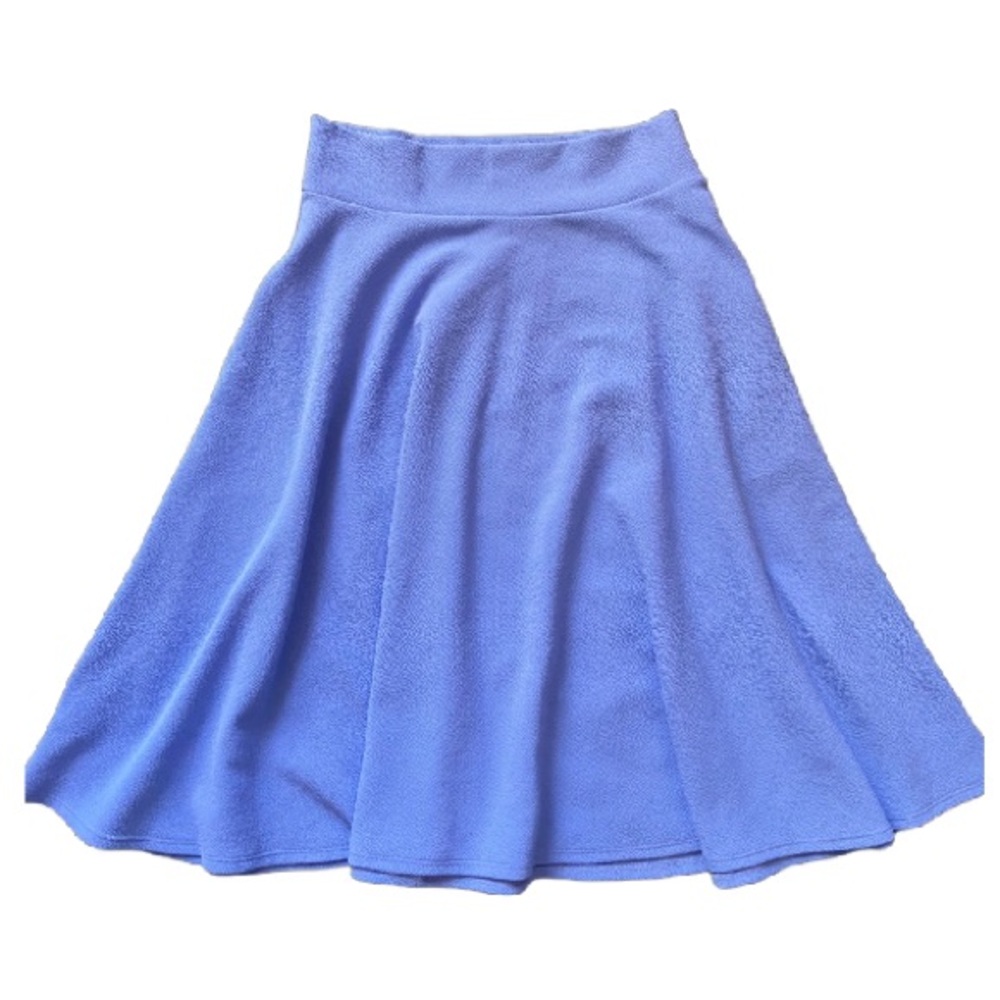 Light Blue MIDI Circle Skirt